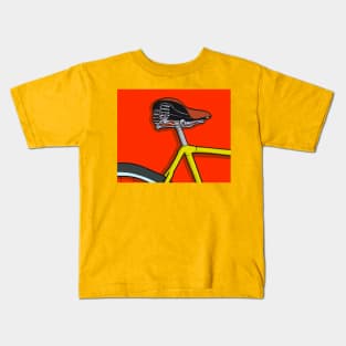 Vintage Bicycle Cartoon Style Kids T-Shirt